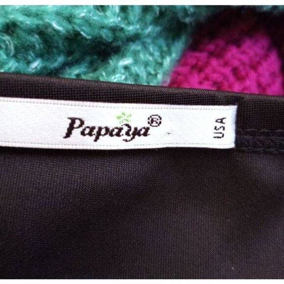 PAPAYA STRAPLESS BLACK & WHITE DRESS SZ.S EUC - Picture 5 of 6